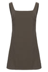 Vestido curto oliva
