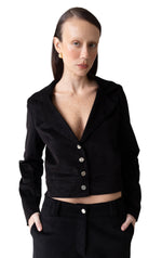 Blazer Curto Veludo Cotelê - Têre Studio