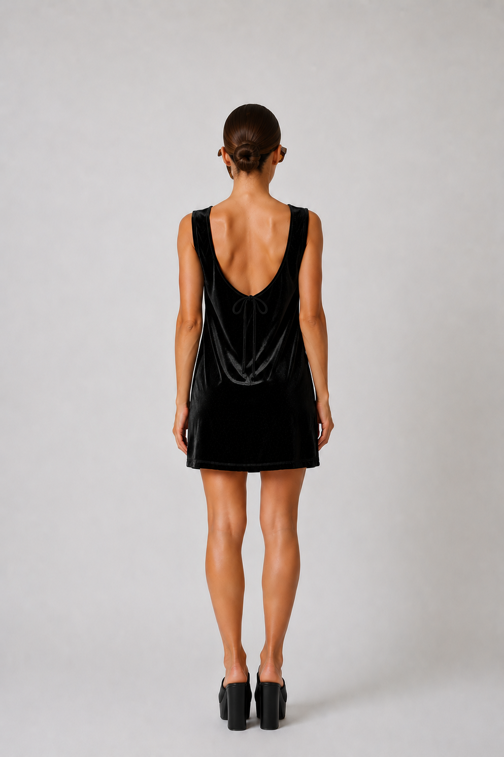 Vestido Veludo Trio