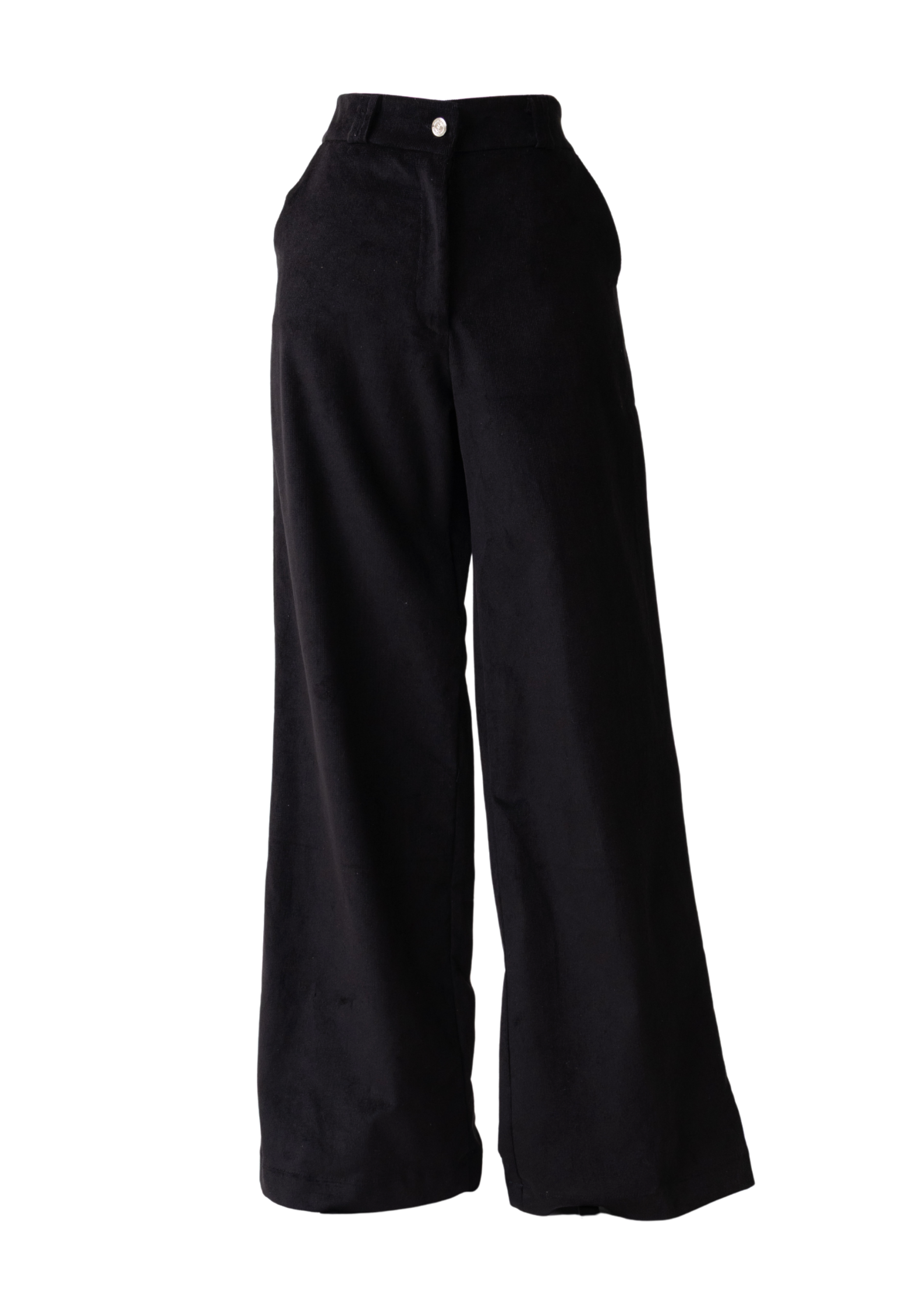 Calça veludo cotelê preto