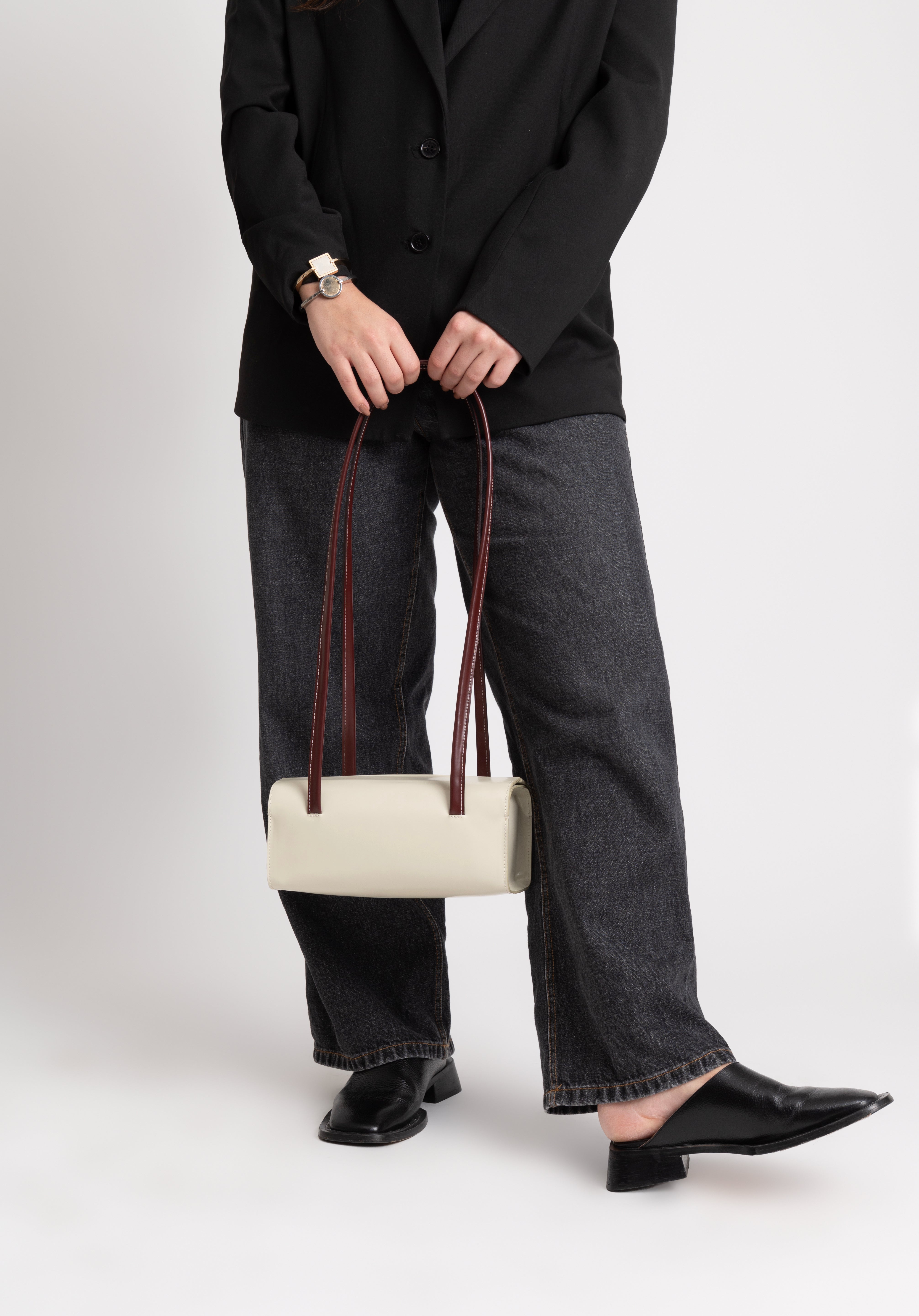 Arco Off White & Burgundy