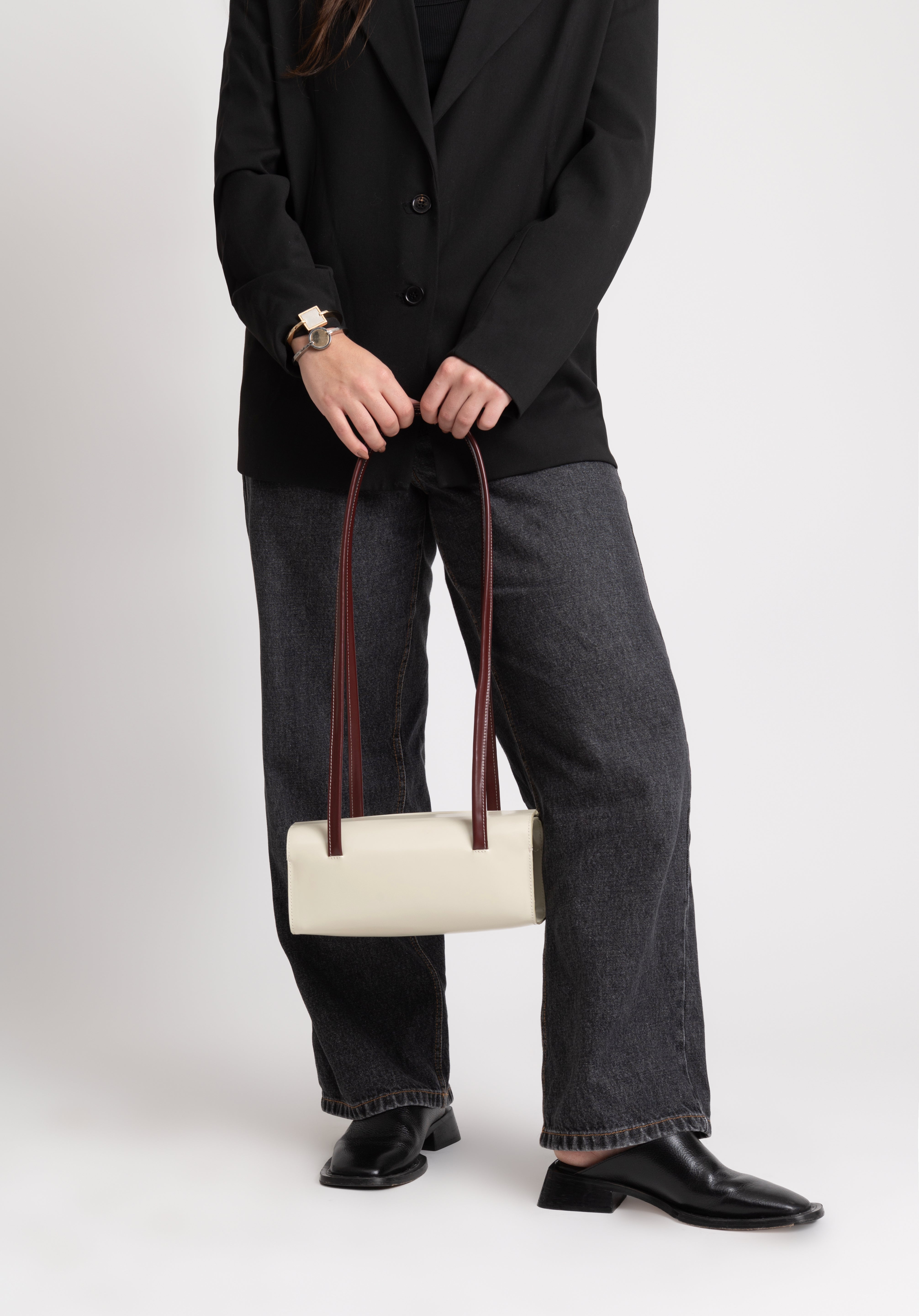 Arco Off White & Burgundy