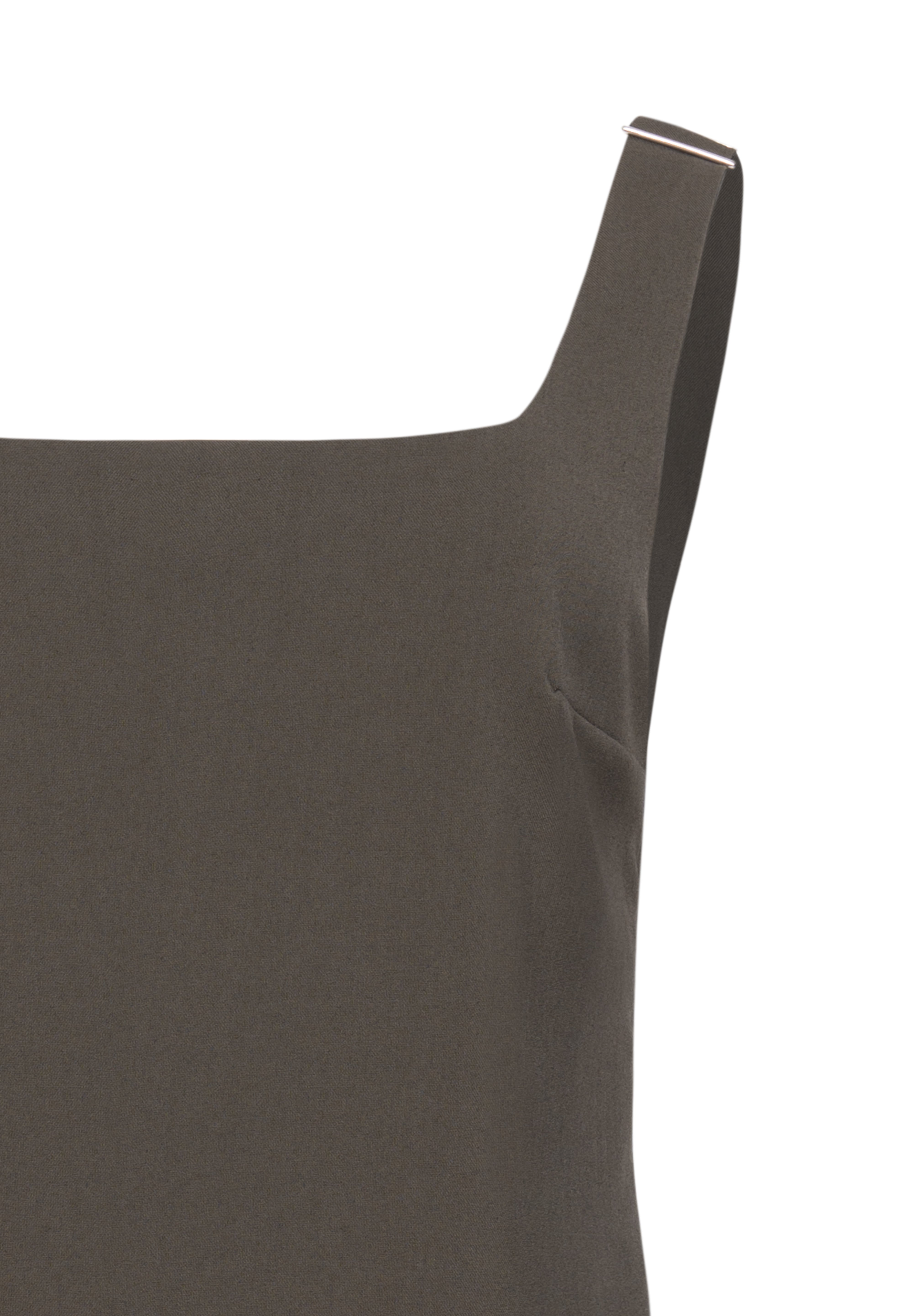 Vestido curto oliva