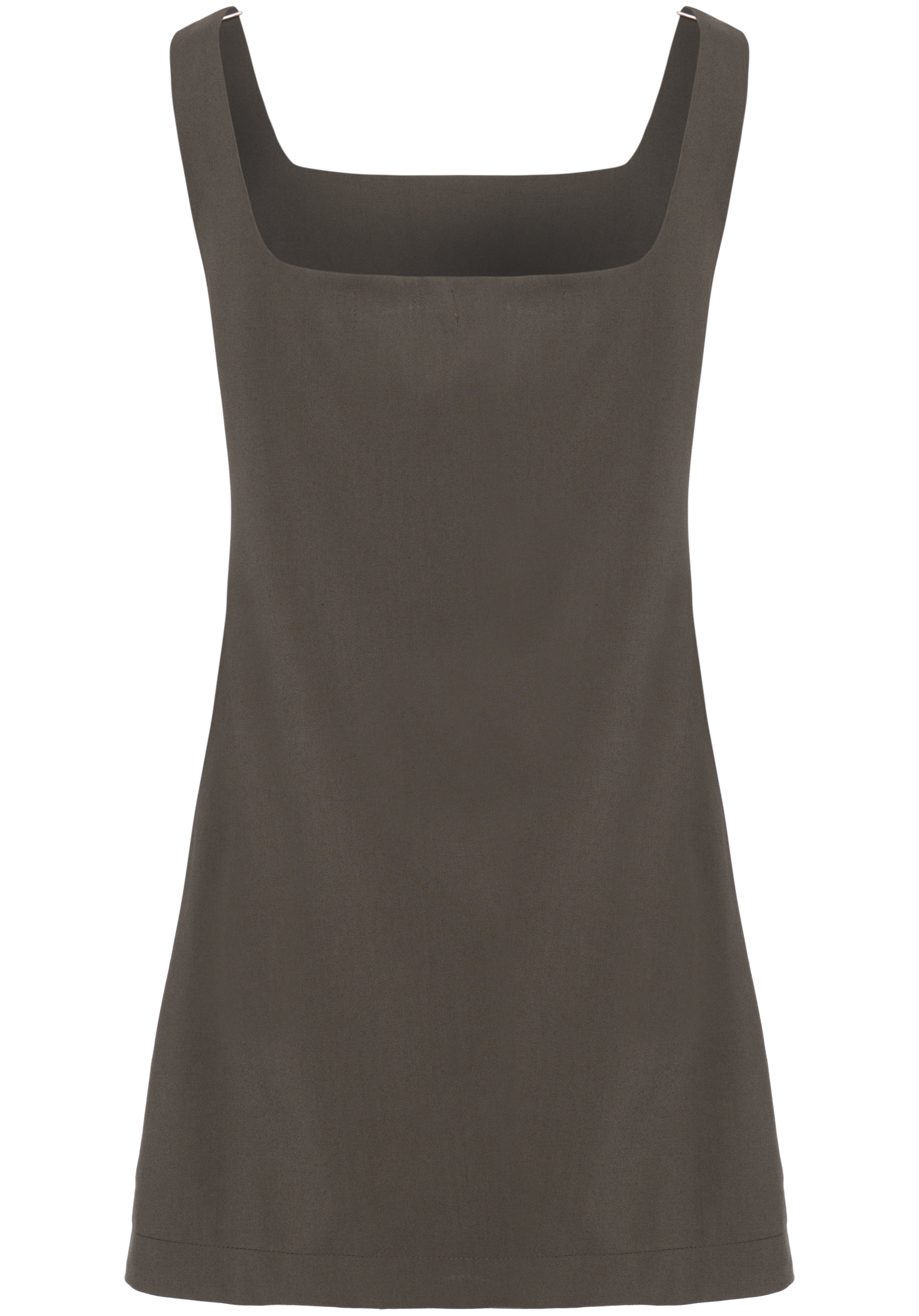Vestido curto oliva