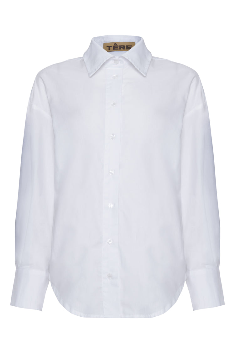 Camisa tricoline branca