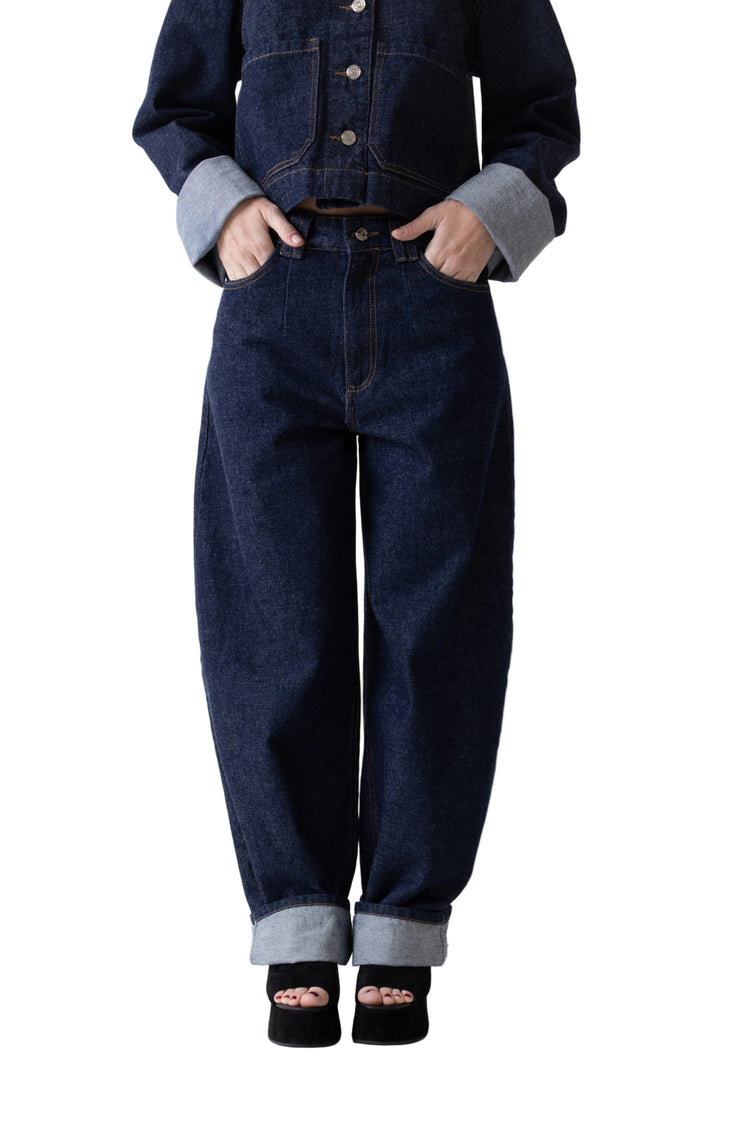 Jeans - bordado ocre