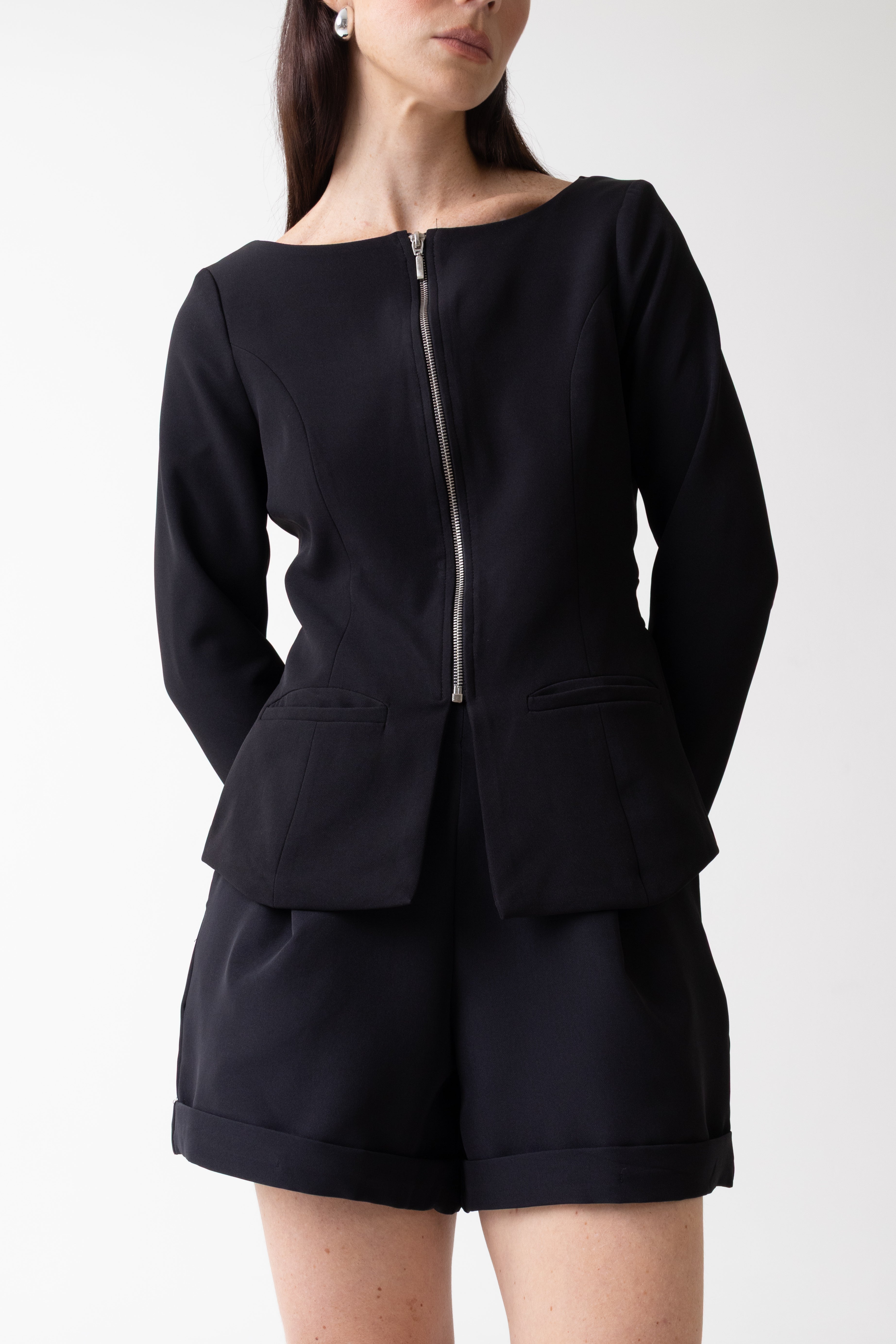 Blusa zíper