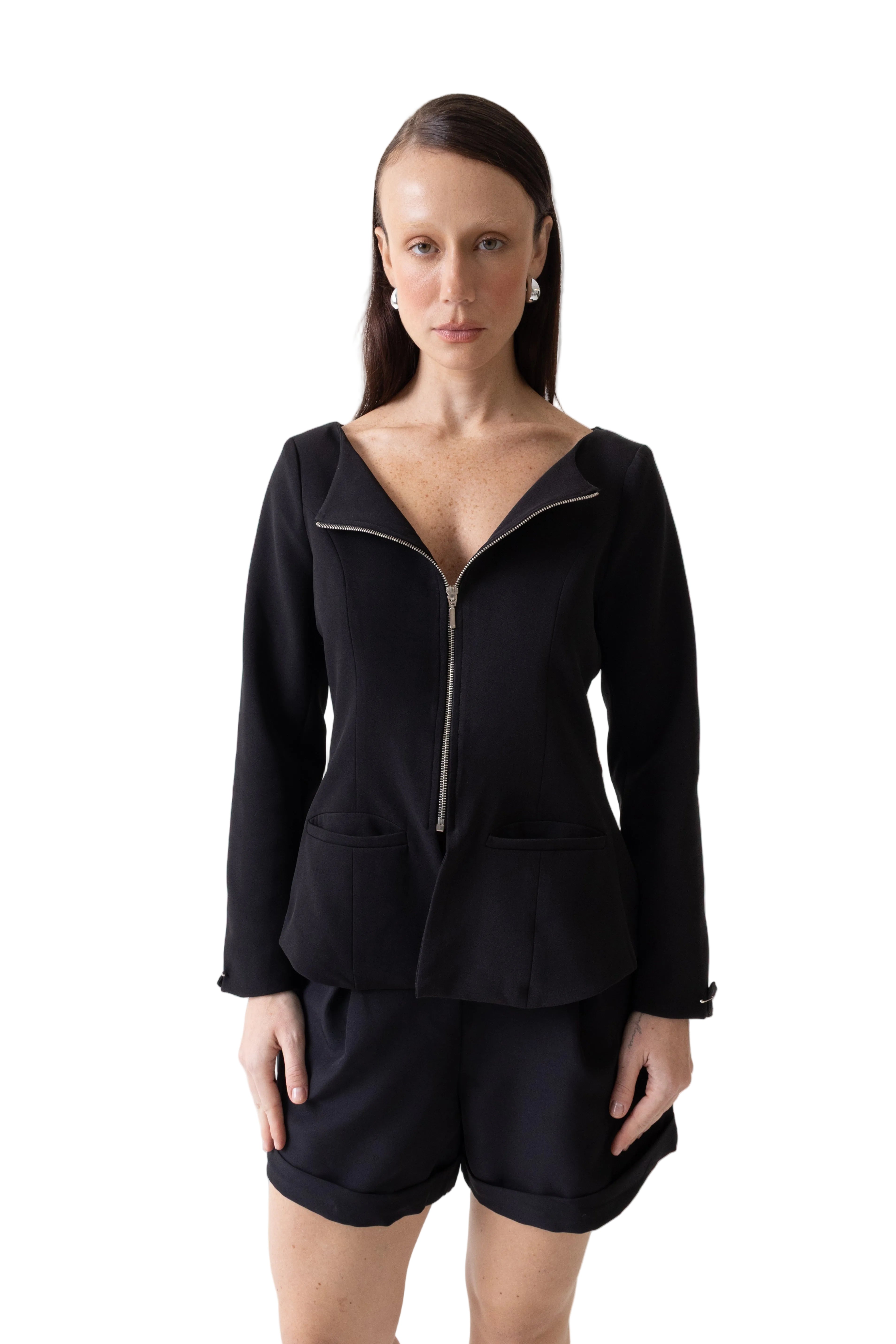Blusa zíper
