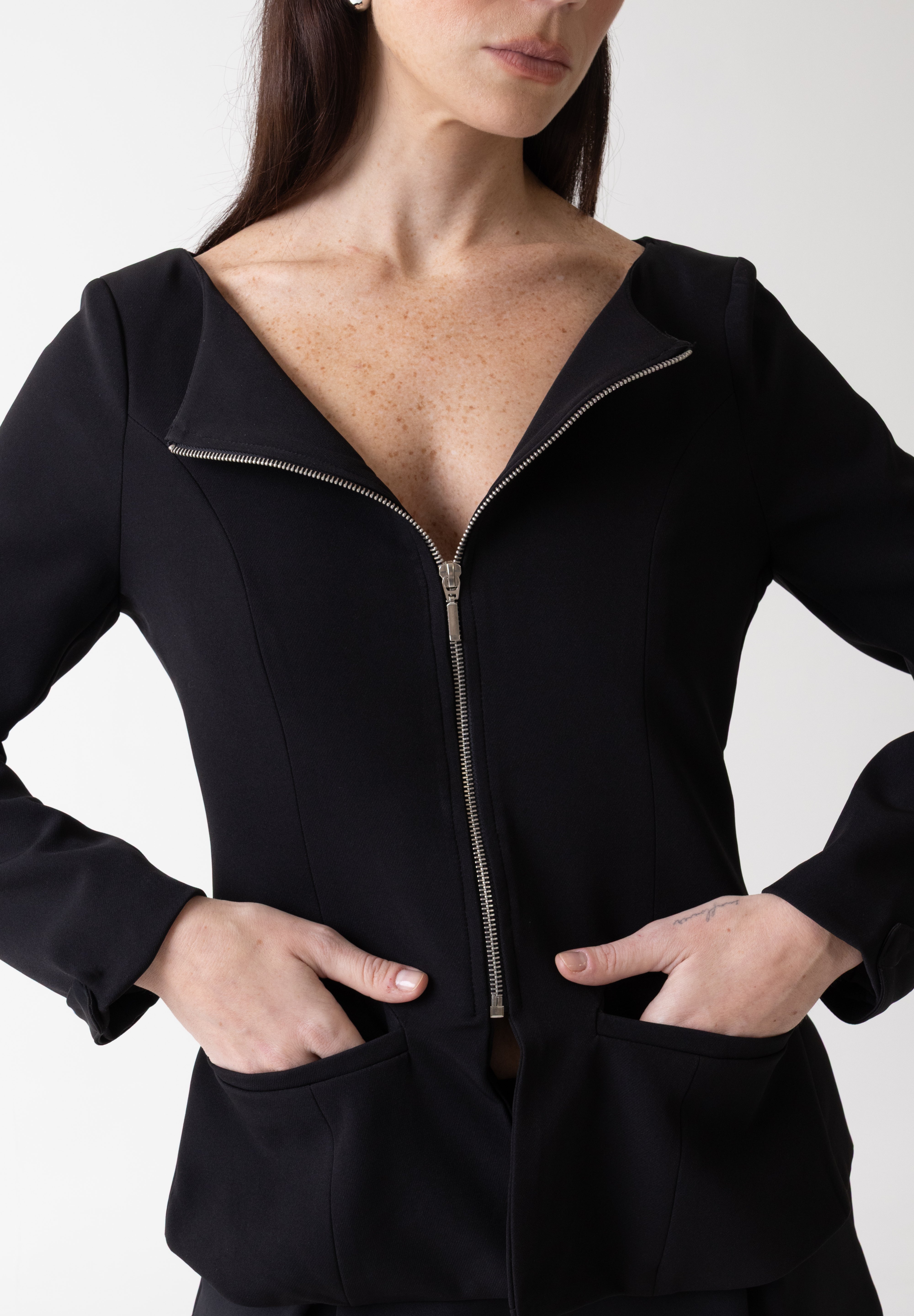 Blusa zíper