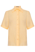 Camisa Amarela Linho - Têre Studio