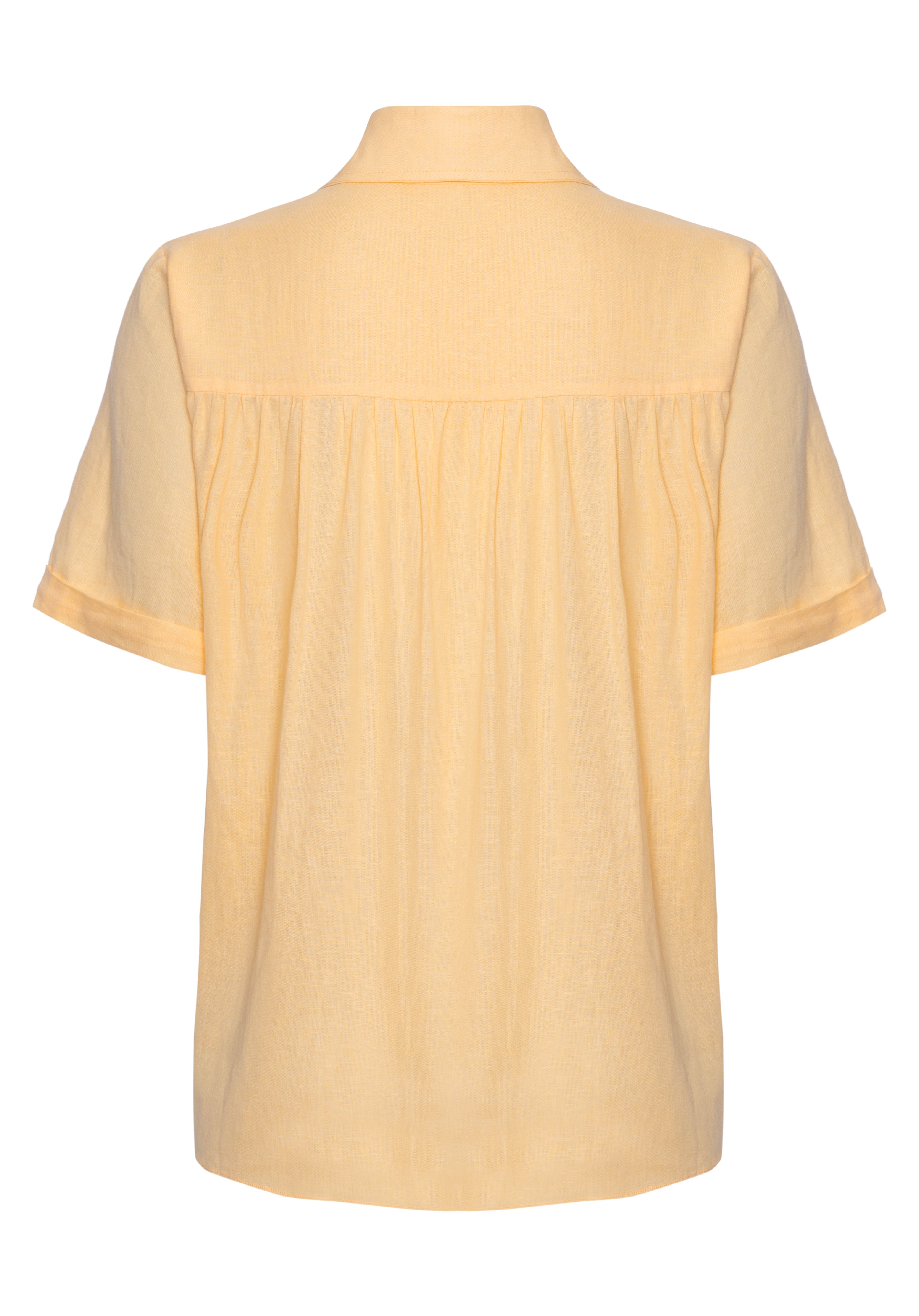 Camisa Amarela Linho - Têre Studio