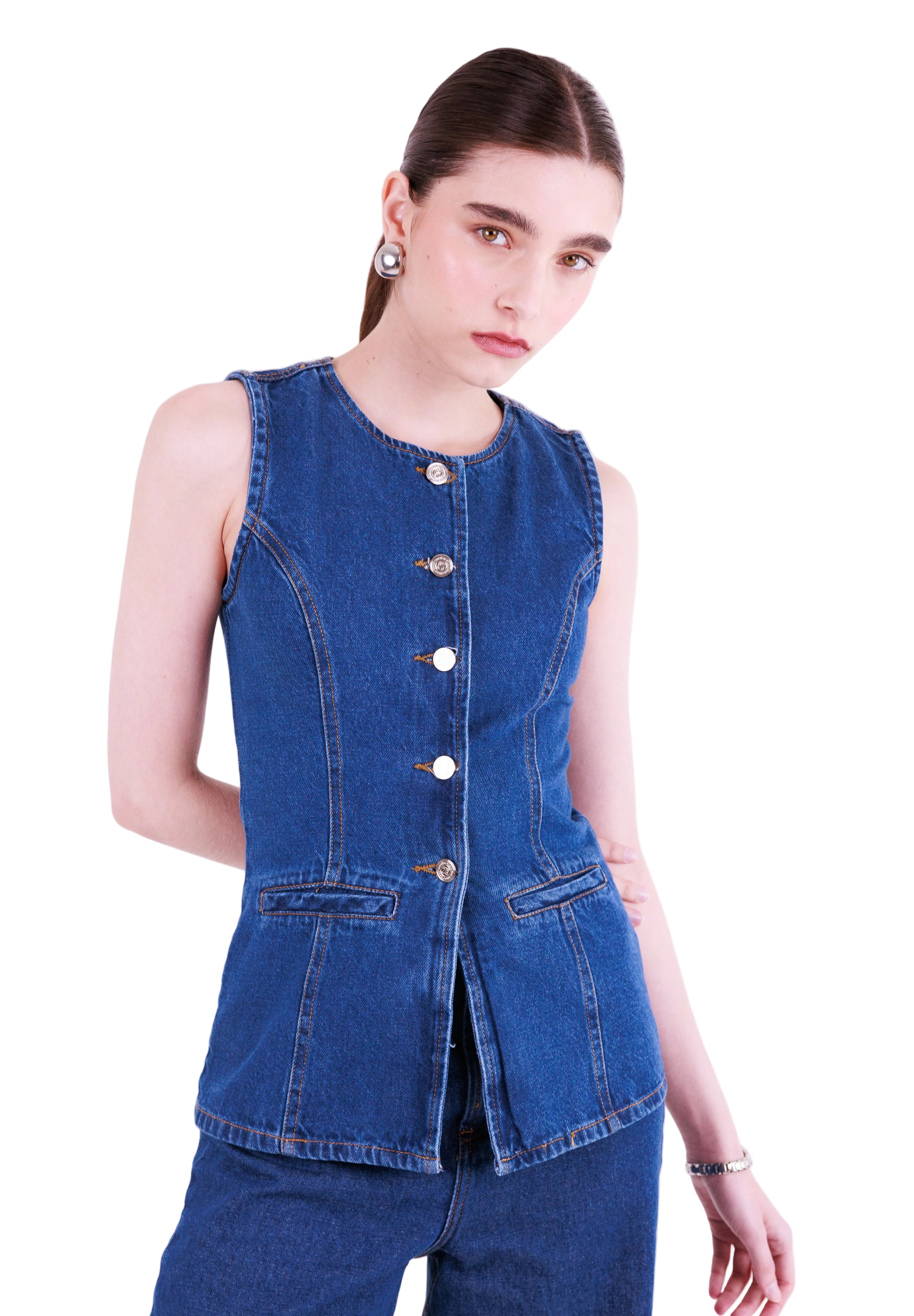 Colete Jeans - Têre Studio