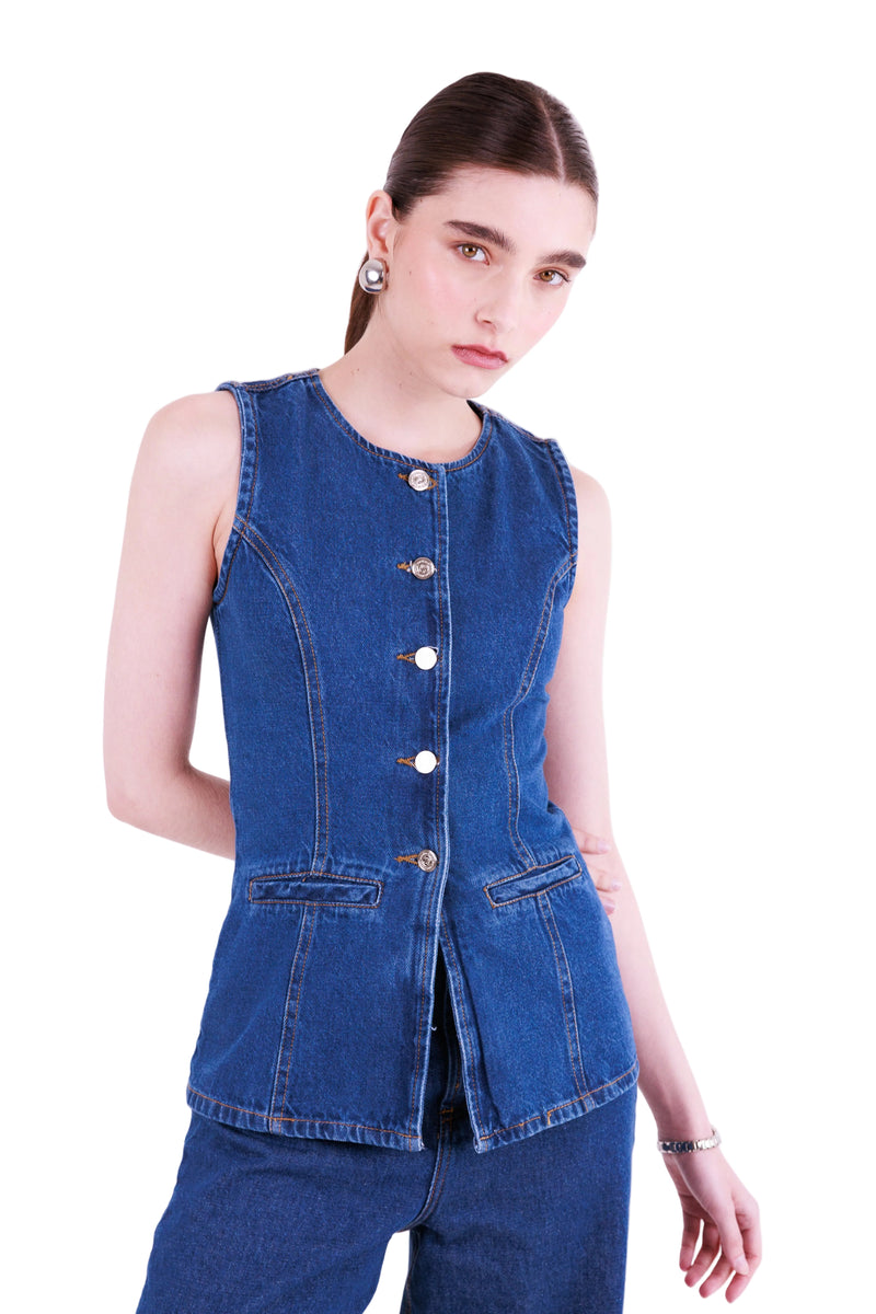 Colete Jeans - Têre Studio