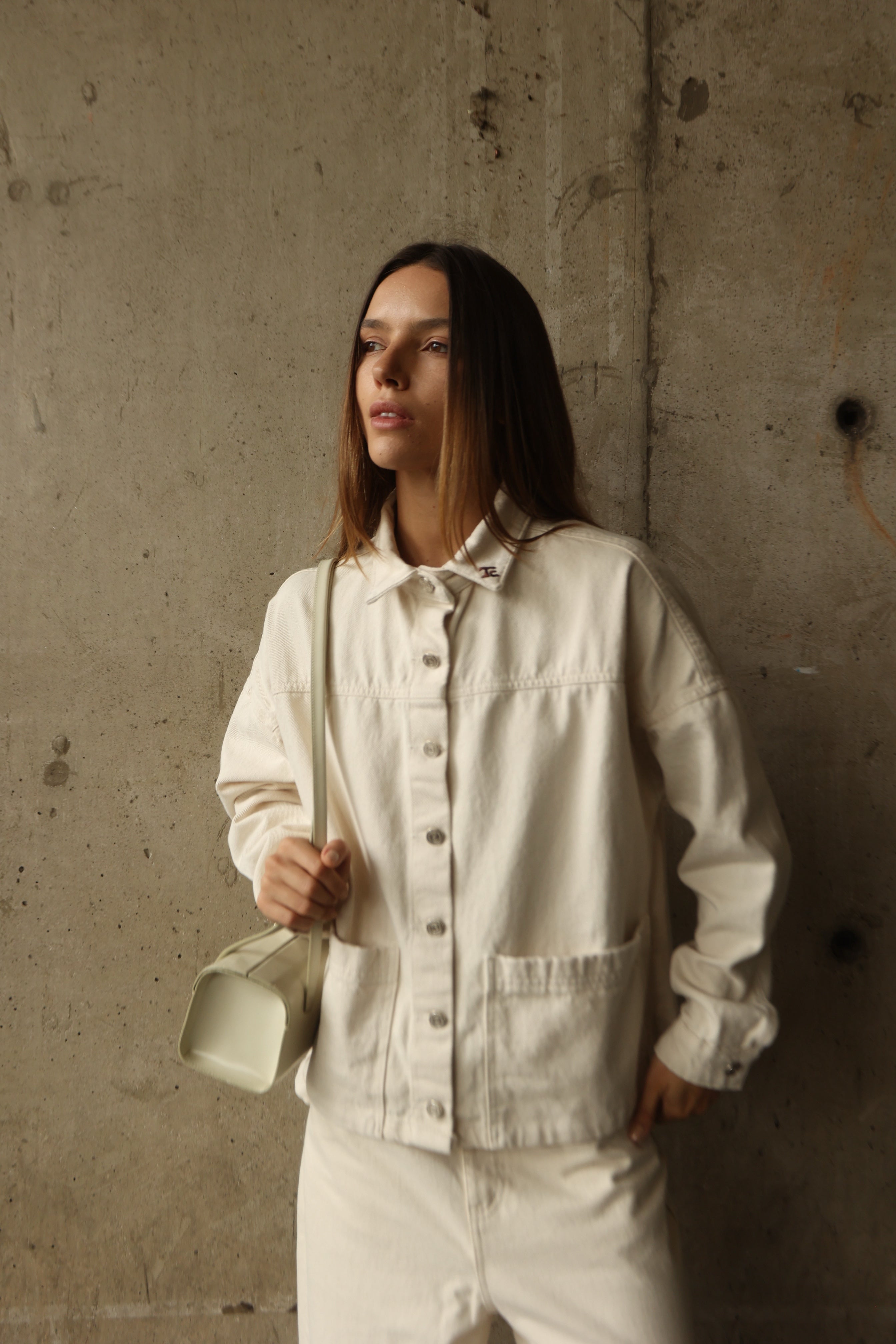 Jaqueta Jeans Off-White - Têre Studio
