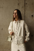 Jaqueta Jeans Off-White - Têre Studio