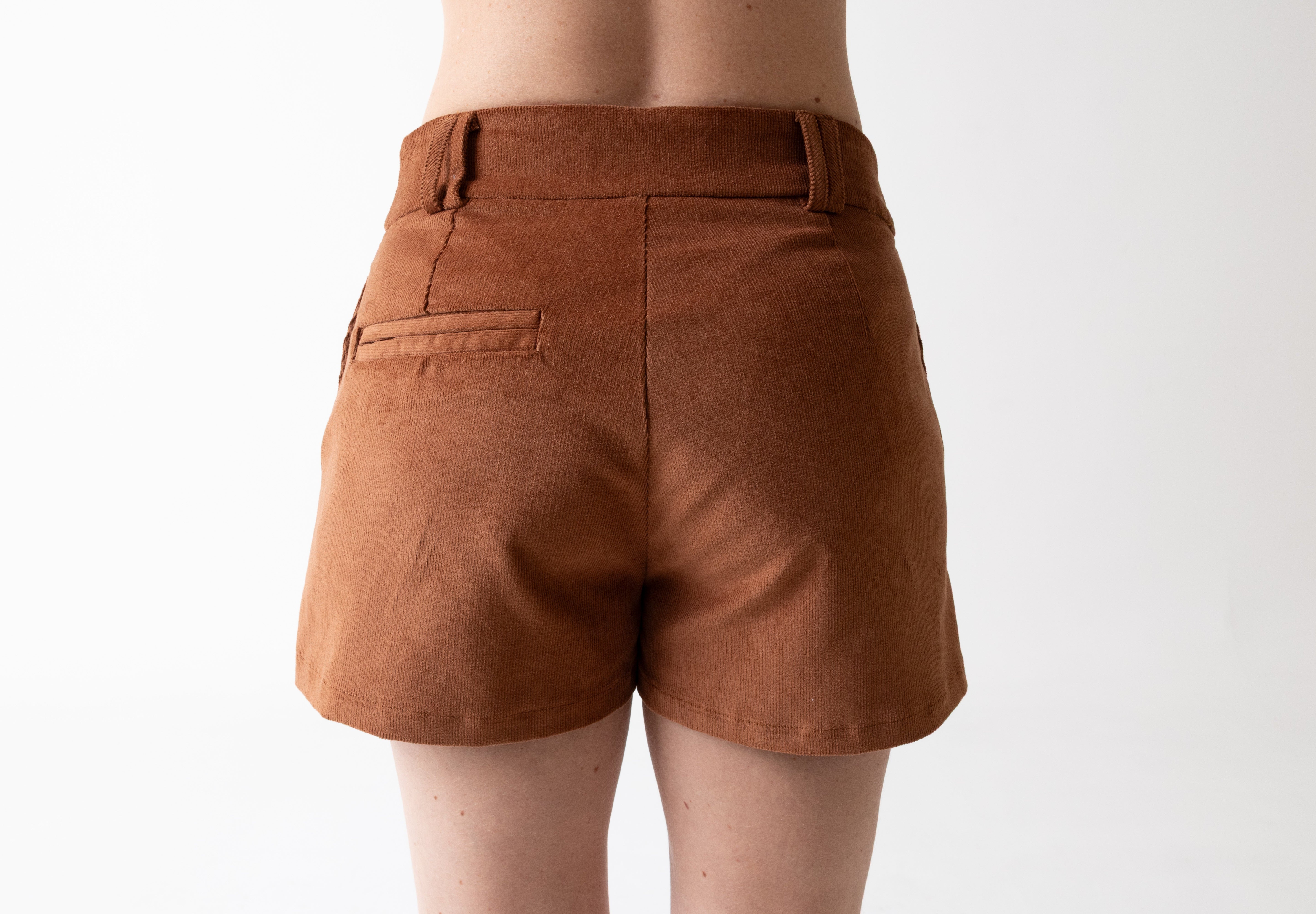 Mini Shorts Veludo Cotelê - Têre Studio