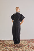 Mock Neck Denim Blouse - Têre Studio