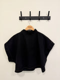 Mock Neck Denim Blouse - Têre Studio