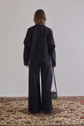 Mock Neck Denim Jacket - Têre Studio
