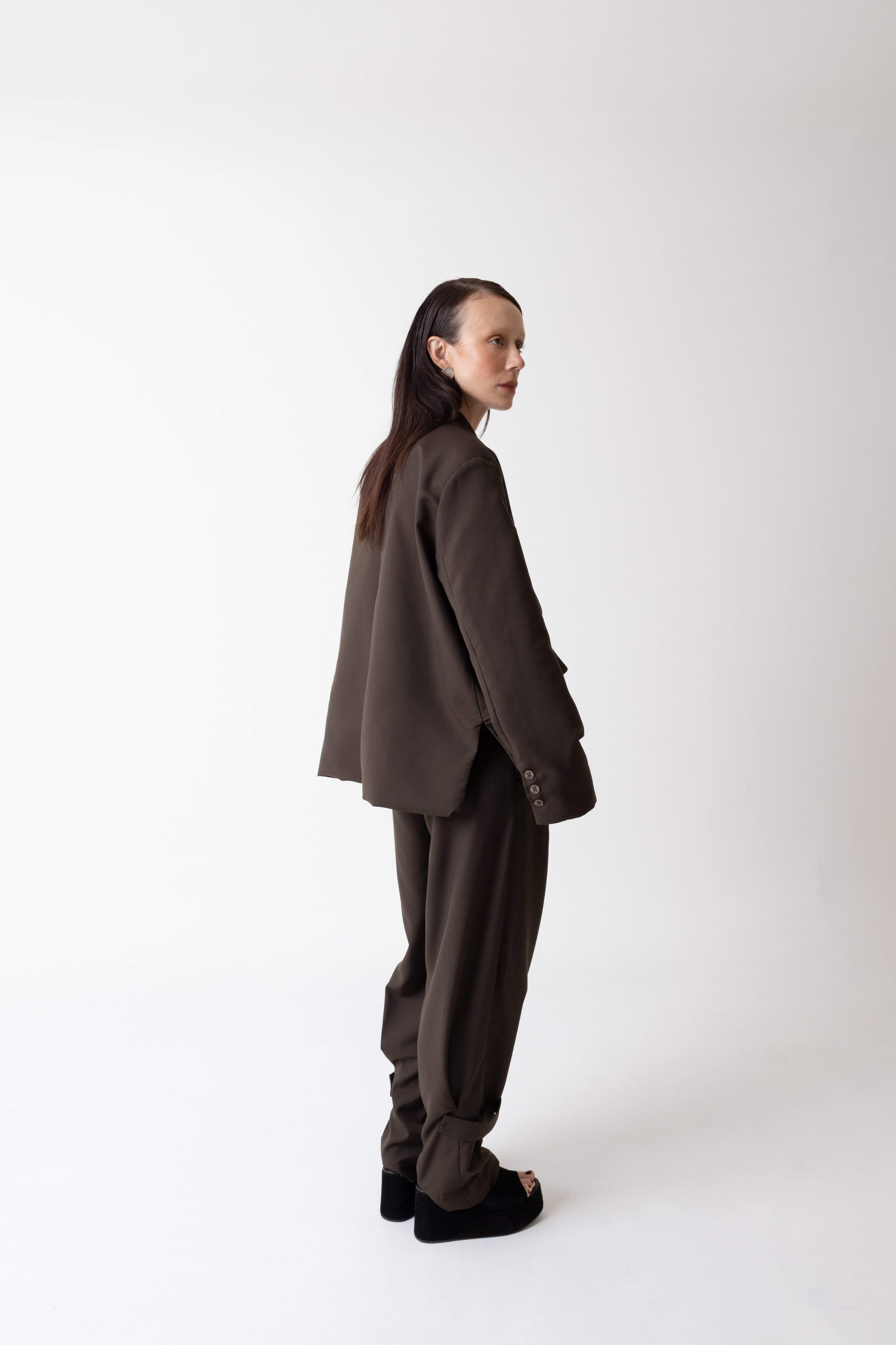 Strap Tailored Pants - Têre Studio