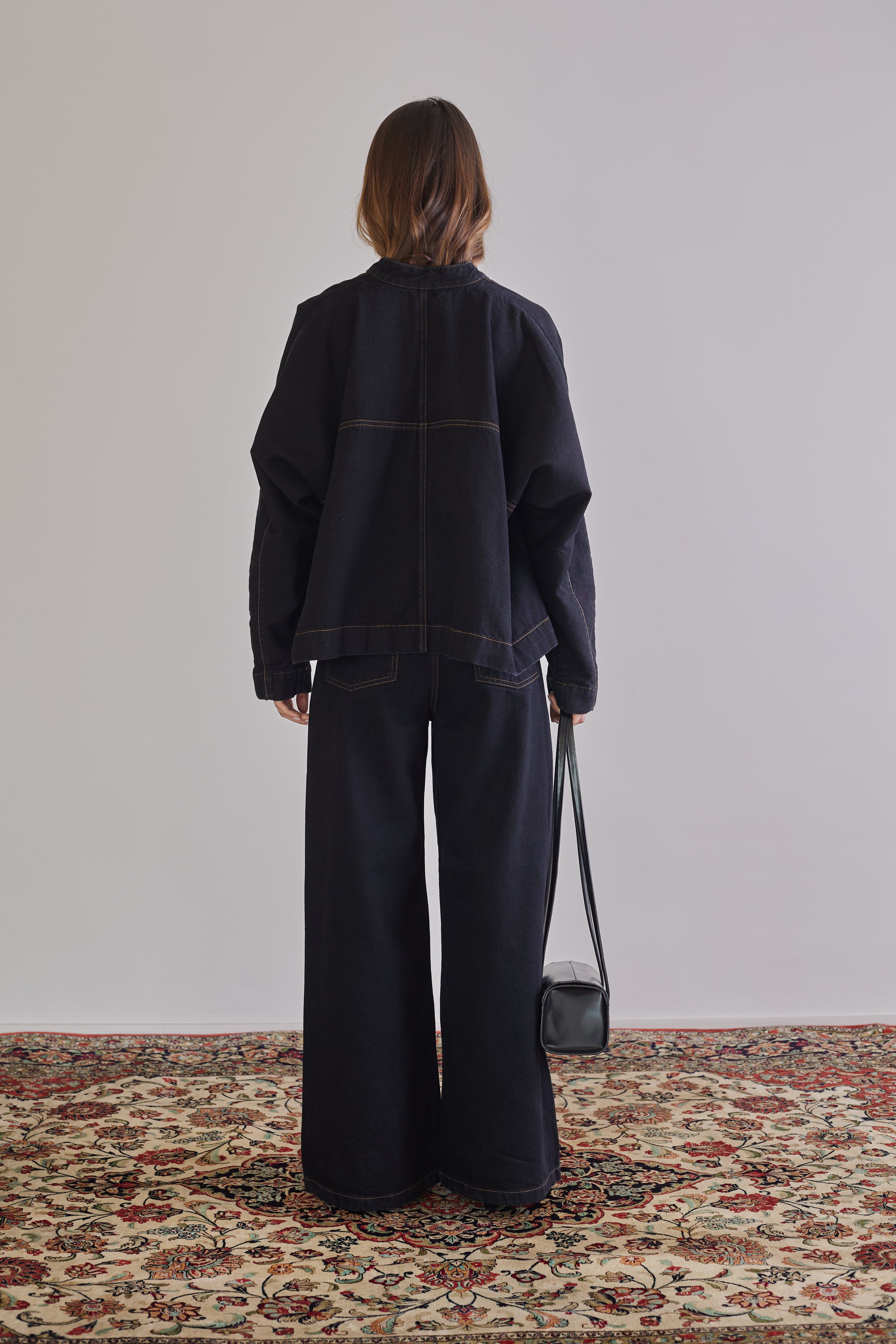 Wide Leg Denim Pants - Têre Studio